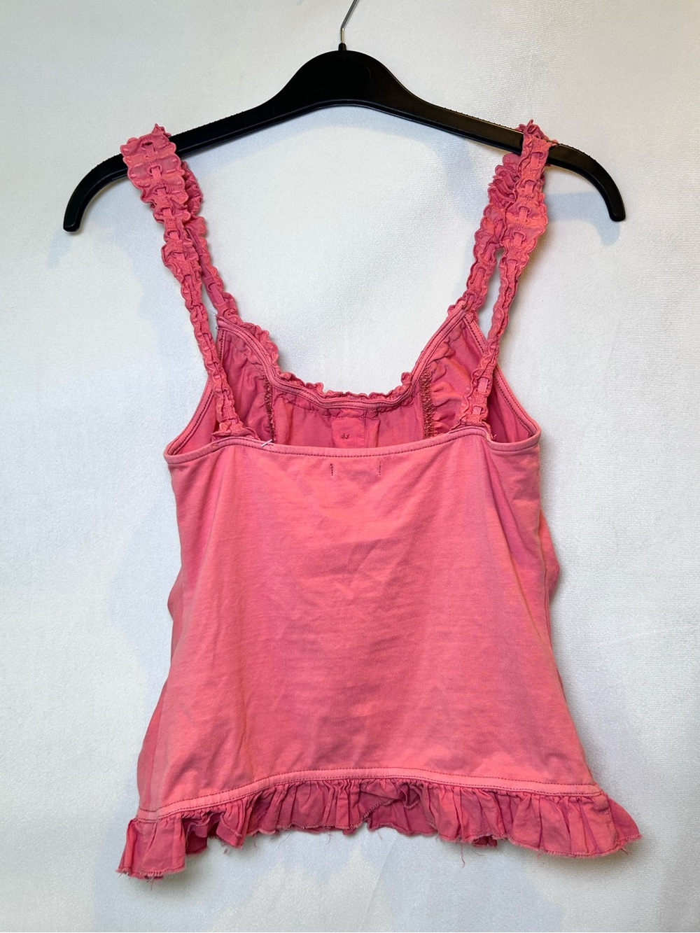 Kimchi Blue Aimee Ruffle Button-Front Corset Tank Top Coquette Size S Peach - Picture 5 of 13